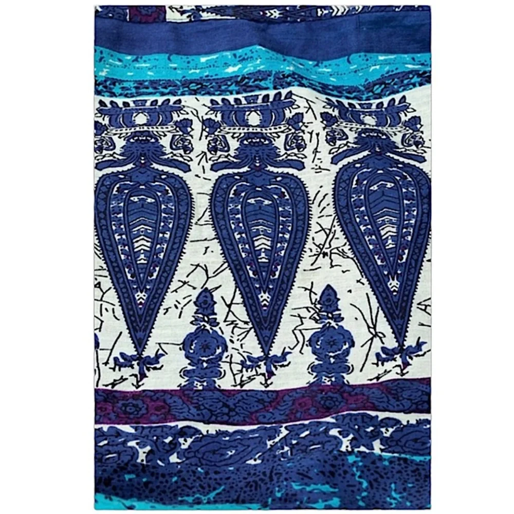 Tropical Aqua Sea Full Zip Market Hobo Bag Ocean Colors New